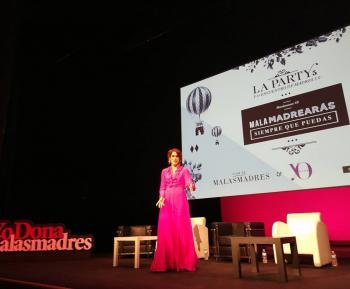 Laura en la apertura de la Party5